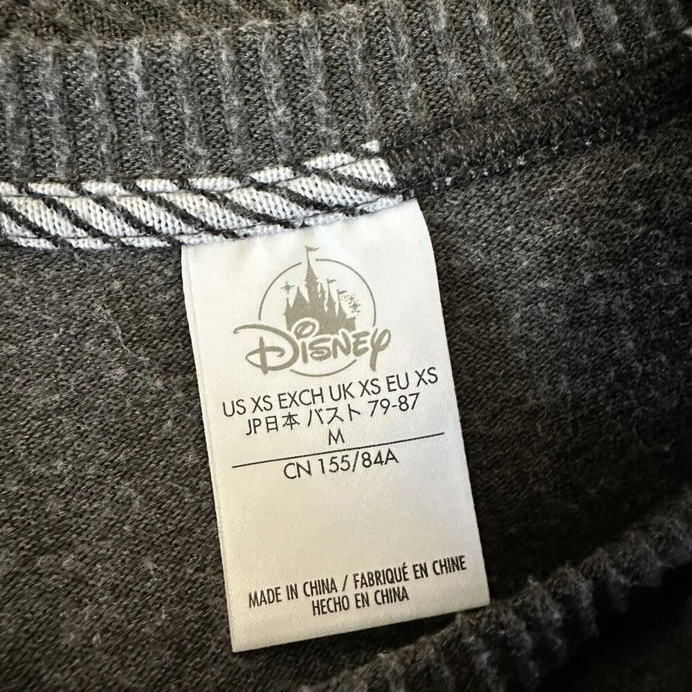 Disney Parks Plaid Patchwork Pullover Sweater Top & Pants Set XS Lounge - Picture 6 of 7